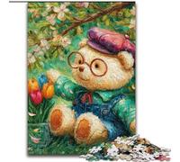 Cartoon Teddy Bear JigsawPuzzle 1000 Pieces for Teenagers, for Age 14+ Fun Games Fun Activities at Home, Birthday Gifts, Travel Gifts (50x75cm)