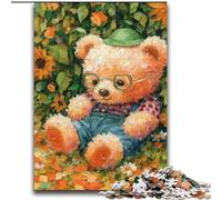 Cartoon Teddy Bear JigsawPuzzle 2000 Pieces for Teenagers, Brain Intelligence Challenge Addictive Toys for Home Decoration (70x100cm)