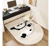 Cartoon Thick Floor Protector Mat(Pandas,100x160cm)