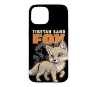 Cartoon Tibetan Sand Fox Breed Animal Lover Cute Foxes Case for iPhone 15