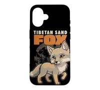 Cartoon Tibetan Sand Fox Breed Animal Lover Cute Foxes Case for iPhone 16