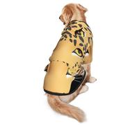 Cartoon Tiger Dog Hoodie for Medium and Large Dogs â€“ Soft Polyester Pet Clothes, Suitable for All Seasons