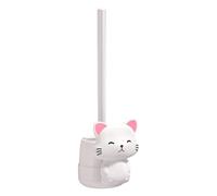 Cartoon Toilet Brush Set - Decorative Animal Shaped Cleaning Brush, Compact Wall Mount Design | Flexible Bathroom Scrubbing Brush with Soft Head for Thorough Cleaning Toilet Corners