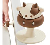 Cartoon Toilet Lid Lifter, Toilet Lid Handle, Adhesive, Avoid Touching the Cartoon Toilet Seat Handle - Compact, Hygienic Toilet Lid Lifting Tool for Offices, Hotels and the