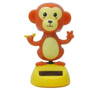 Cartoon Toy - Dancing Monkey Figurine Ornament, Vibrant Dashboard Sculpture, Auto Energy Movement Model Strong Base Adhesive | Playful Decoration for Vehicles Living Room workspaces Home Gift