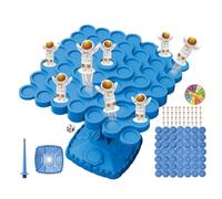 Cartoon Tree Balance Game - Tabletop Puzzle Stack Toy | Interactive Dice & Turntable Challenge, 40 Unique Figurines, Educational Math Stacking Game For Kids And Adults