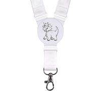 'Cartoon Triceratops Dinosaur' Neck Strap/Lanyard (LY00025009)