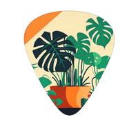 Cartoon Turtle Back Bamboo Guitar Picks, Premium Celluloid Picks For Enhanced Playability And Tone.