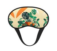 Cartoon Turtle Back Bamboo It is a Black-Rimmed Eye mask. The Soft Eye mask can Improve Sleep Quality and is Suitable for Indoors, Outdoors and Traveling.