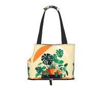 Cartoon Turtle Back Bamboo Printed Portable Foldable pet Shoulder Bag, Suitable for Carrying Small Pets