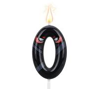 Cartoon Turtle Number Candle, Cute Turtle Themed Digit Candle Happy Birthday Cake Topper for Kids Birthday Party Decorations Supplies (Number 0)