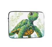 Cartoon Turtle Pattern Laptop Case Sleeve 15 inch Laptop Bag Shockproof Computer Carrying Cover Protective Notebook Case