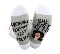 Cartoon TV Show Merchandise Mommy Doesn't Get Drunk She Just Has Funny Socks Cartoon Fan Gift for Daughter (UK, Alpha, One Size, Regular, Regular, Get Drunk Socks EU)