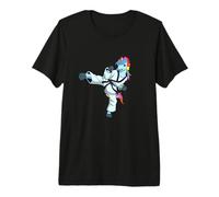 Cartoon Unicorn Makes Tang Soo Do Premium T-Shirt