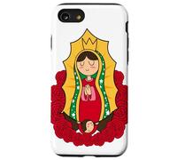 Cartoon Virgen María de Guadalupe Our Lady of Guadalupe Case for iPhone SE (2020) / 7 / 8