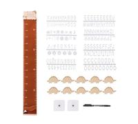 Cartoon Wall Chart, Space Saving Growth Chart, Children's Room Decor, Fun Height Measurement, Adjustable Wall Ruler, Colorful Height Chart, Growth Tracker Ruler for Children