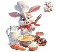 Cartoon Wall Stickers, Ratatouille Sticker, PVC Cartoon Cute Anime Stickers, Nursery Wall Decal for Cafe Cabinet Dining Area Cute Room and Home Decor Easy to Peel and Stick(Style 4)