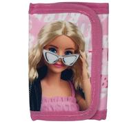 CARTOON Wallet with Velcro Closure Purse Accessory Card Holder Coin Banknotes for Kids 13x8cm, Barbie, 13 cm