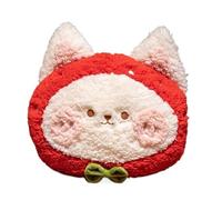 Cartoon Warm Hand Pillow Can Be Inserted Into The Student Dormitory Hot Water Bag Plush Toy Fruit Animal Hand Cover Winter(Red)