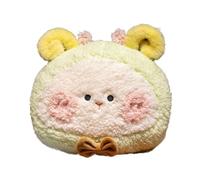 Cartoon Warm Hand Pillow Can Be Inserted Into The Student Dormitory Hot Water Bag Plush Toy Fruit Animal Hand Cover Winter(Green)
