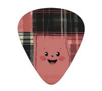 cartoon watermelon guitar picks in three different thicknesses, suitable for electric guitar and band players