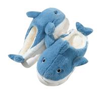 Cartoon Whale Warm Couples Indoor Non Slip House Slides Men Women - Autumn and Winter Pair Cotton Shoes Creative Slippers Cute Mules House Slippers Plush Slippers, Bu2, 10 UK