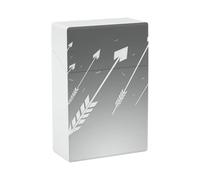 Cartoon White Arrow Cigarette Case Portable Novelty Cigarette Packing Box Crush Proof Waterproof Cigarette Box Novelty Gifts for Friend