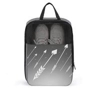 Cartoon White Arrow Shoe Bag Waterproof & Breathable Shoe Pouch for Travel, Portable Carry Case for Sports Sneakers, Gym, Vacation