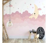 Cartoon White Clouds Landscape 3D Modern Wallpaper Home Décor Creative Living Room Sofa Tv Background-250Cm×170Cm