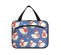 Cartoon White Cute Duck Navy Blue Hanging Bag for Women Travel with Hook, Designer Foldable Hanging Toiletry Bags for Men Gym bolso de para Mujer L
