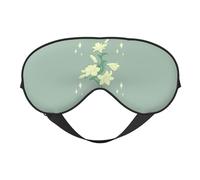 Cartoon White Lilies Soft Eye Mask. Unisex, Comfortable and Breathable, Suitable for Daily Rest. Helps You Quickly Enter Deep Sleep.