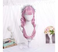 Cartoon Wigs Women Hair Girl Kawaii Lolita Cosplay Wig Heat Resistant Synthetic Wig Halloween Carnival Party Cosplay Wig