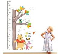 Cartoon Winnie The Pooh Home Decor Height Measure Wall Stickers DIY Alphabet Mural for Kids Rooms Bedroom School Decal