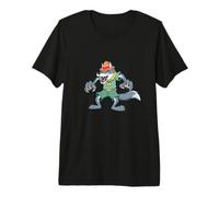 Cartoon Wolf is Scout Premium T-Shirt