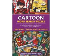 Cartoon Word Search Puzzle Book: 60 Themed Word Search Puzzles with Easy to Read Print about Cartoon Characters, Anime and More | 6x9 inches & 120 ... vacation, Holidays, Free Times & Relaxation
