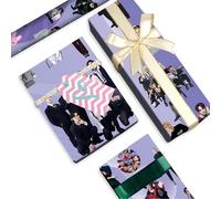 Cartoon Wrapping Paper 5PCS, Gift Wrapping Paper 51x75cm, Cartoon Gift Wrap Papers Driflo W-rapping Paper for Birthday Present Christmas Halloween Decoration