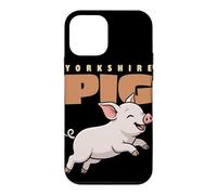 Cartoon Yorkshire Pig Farm Animal Lover Cute Pigs Case for iPhone 12 mini