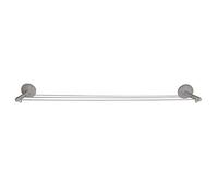 cartrend 10243 Caravan Clothesline with 2 Suction Cups, Extendable, for Caravan, Caravan, Mobile Home, Household, Camping Accessories, Silver