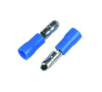 Cartrend 10482 Round Connectors Blue Cable Terminals Crimp Connectors Insulated for 1.5-2.5 mm² Pack of 20
