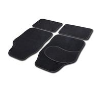 Cartrend 10598 Universal Carpet Mats Fabric Mats Car Mats Car Mats Floor Mats Car 4 Pieces High Gloss Yarn Textile Mat Basic Black
