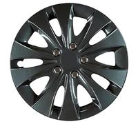 Cartrend 70288 Wheel trim set Storm, 15 inches, black - set of 4