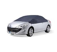 Cartrend 70338 Half car cover "New Generation", weatherproof, size S, polyester blue, for VW Polo and similar models