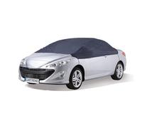 cartrend Half garage “New Generation”, weatherproof car tarpaulin, car cover, car cover, car cover, blue, size L, protects against frost, snow and sun