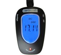 Cartrend 80127 Battery tester 12 V/24 V, with LCD, blue background light