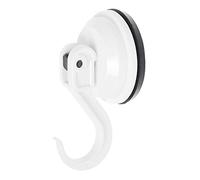 Cartrend Caravan 10198 Suction Cup Hooks 4 kg for Camping, Caravan, Motorhome, Suction Hooks, White, Set of 2