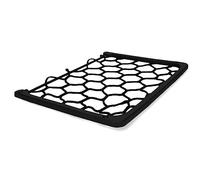 cartrend Caravan Storage Net Screw-On Black Elastic for Vehicles and Interior Universal Use 31 cm x 21 cm