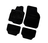 cartrend TEXIL PREMIUM 4 PIECE CAR FLOOR MAT DURABLE HEAVY DUTY MAT WITH NON SLIP BACKING FITS AUDI VW MERCEDES BLACK