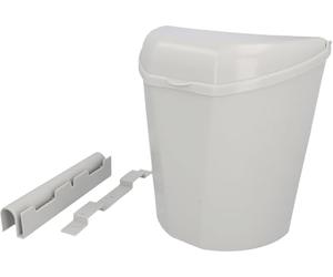 Cartrend Waste bin with lid and holder