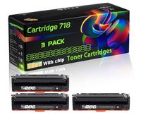 Cartridge 718 Compatible for Canon Toner Cartridges with Chip i-SENSYS MF720 MF728cdw MF8330Cdn MF724 MF729 MF724cdw MF729cx Printers (3 Pack Black)