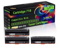 Cartridge 718 Compatible for Canon Toner Cartridges with Chip i-SENSYS MF8360Cdn MF8360CDW MF8380Cdw MF8540 MF8540Cdn MF8550Cdn Printers (3 Pack Black)